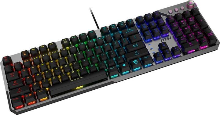 Actual product image MSI STRIKE 600 Silent Gaming Keyboard, wired (DE, Cable)