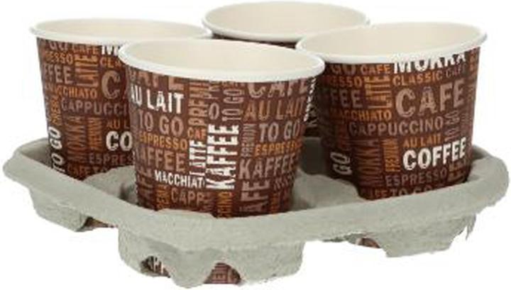 Actual product image Huhtamaki Trays "To Go" for cups (220 x)