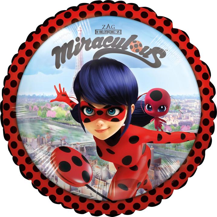 Image du produit Amscan Ballon en feuille d'argent Miraculous Ladybug (1 x)