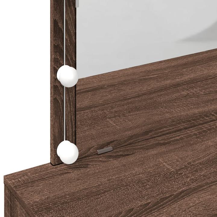 Image du produit VidaXL Coiffeuse avec LED (100 x 40 x 120 cm)