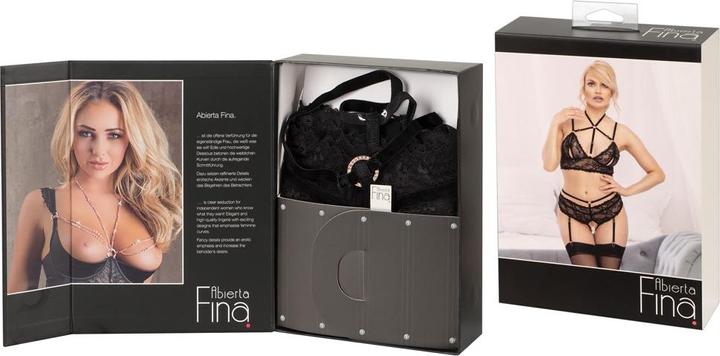 Produktbild Abierta Fina BH Set schwarz S (S)