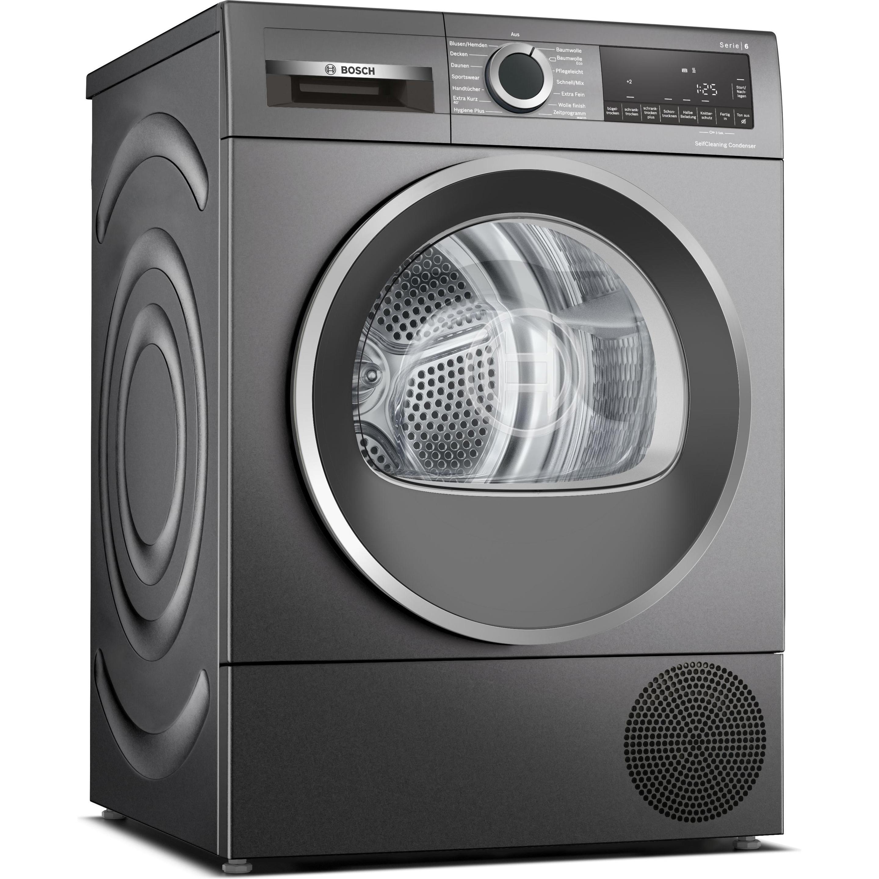 Bosch Hausgeräte WQG2450R10, Wäschetrockner, Grau