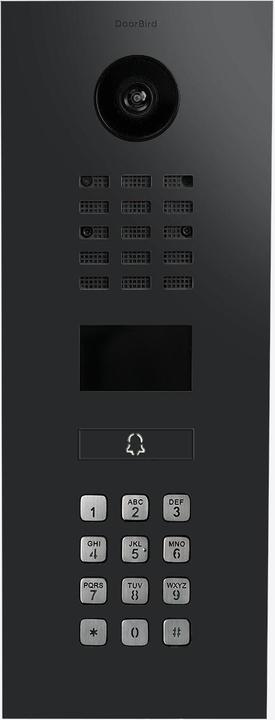 Image du produit Doorbird D2101KV Portier Vidéo IP Noir Graphite Raven Polar (Ethernet, Filaire)