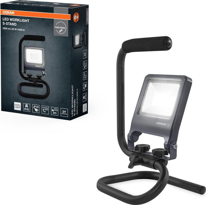 Image du produit Osram LED Aussen-Strahler WORKLIGHTS S-STAND 20W 840 Neutralweiss 4099854572050
