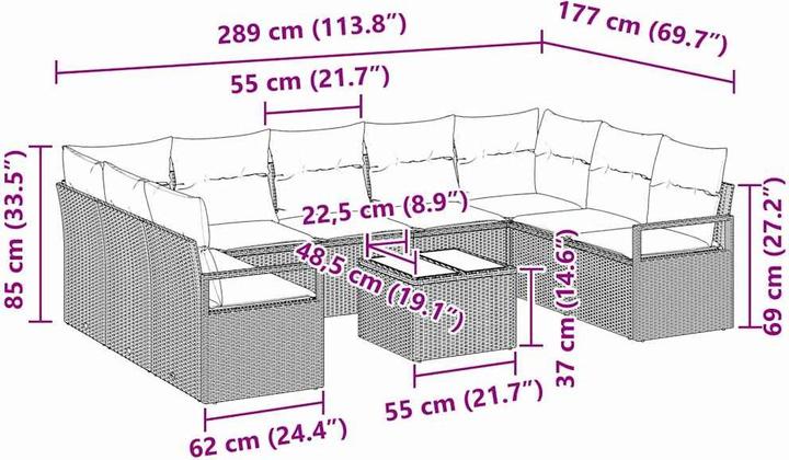Produktbild vidaXL Charli