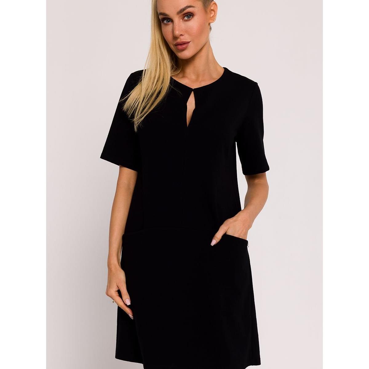 Made of Emotion, Damen, Kleider, Alltagskleid, Schwarz, (M)