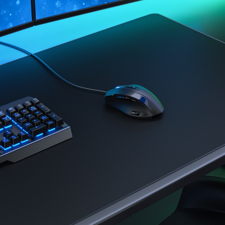 Actual product image Titanwolf Gaming mouse pad, XXXL speed gaming mouse mat, mouse pad extra large surface of 1600 x 600mm, black (XXL)