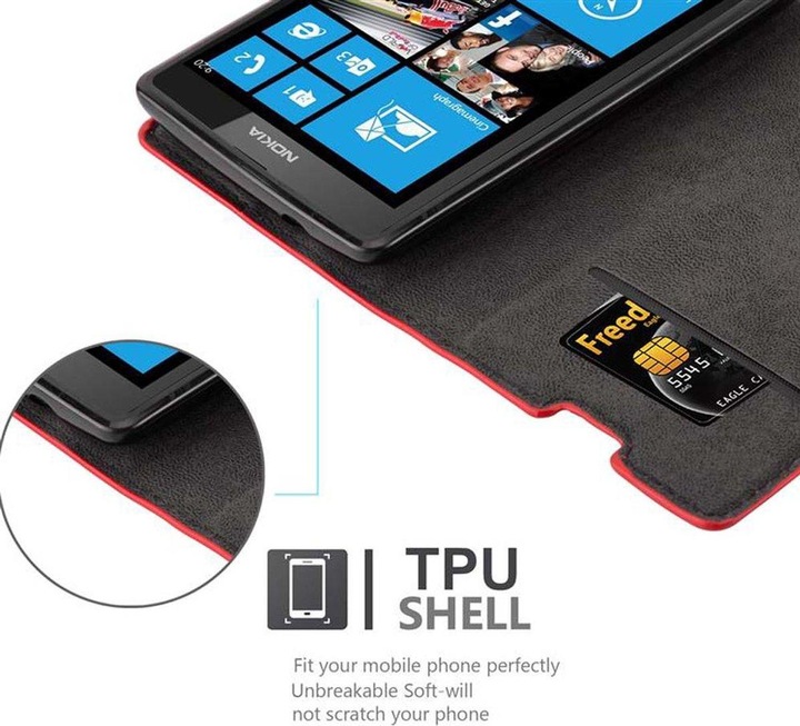 Produktbild Cadorabo Book Invisible Magnet Cover (Nokia Lumia 520)