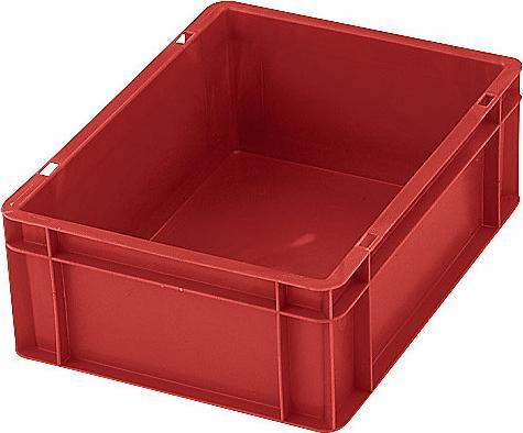 Actual product image kaiserkraft Euro-format stacking containers, walls and base closed