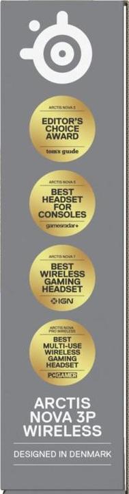 Actual product image SteelSeries Arctis Nova 3PW Aqua (Wireless)