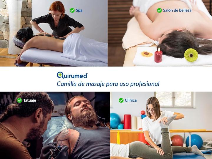 Actual product image Quirumed Easy Folding Wooden Massage Chair