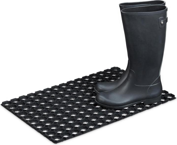 Produktbild Relaxdays Fussabtreter Gummi (60 x 40 x 1.5 cm)