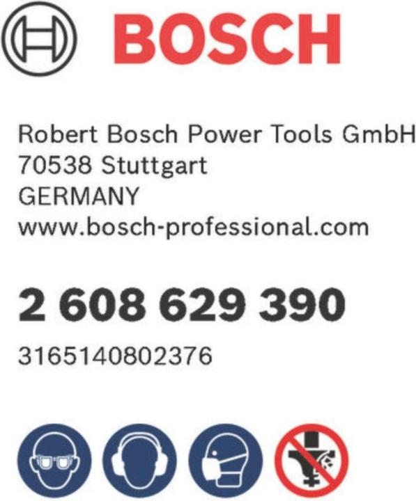Produktbild Bosch Professional Zubehör Schaft für Scheibenfräse mit Führungskugellager, 8 mm, D 22 mm, G 60,3 mm