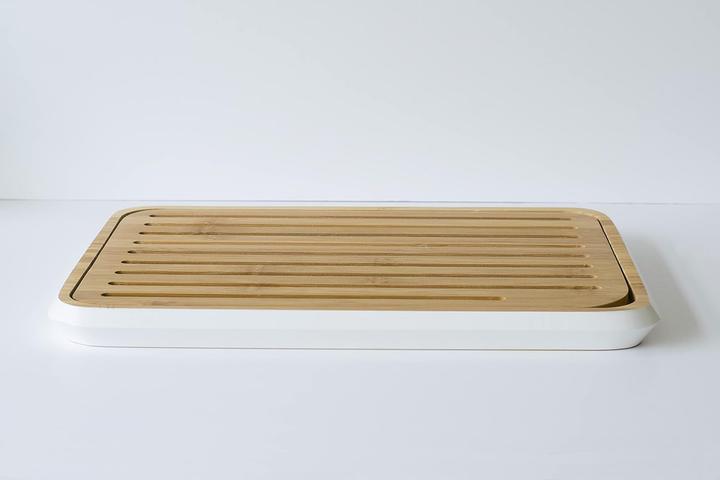 Actual product image Pebbly Bread cutting board, white, 25x35 cm