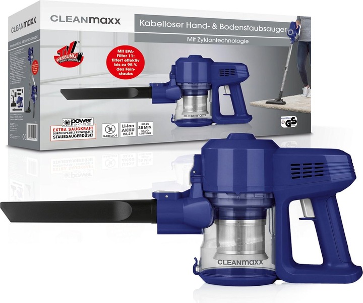 Immagine prodotto CleanMaxx Akku Hand und Stielsauger