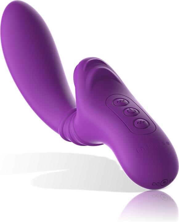 Actual product image Intense Harry Vibrator Flexible With Purple Tongue