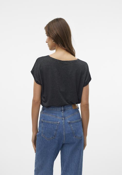 Image du produit Vero Moda Vmlava Glitter Ss Top Stripe Ga (XXL)