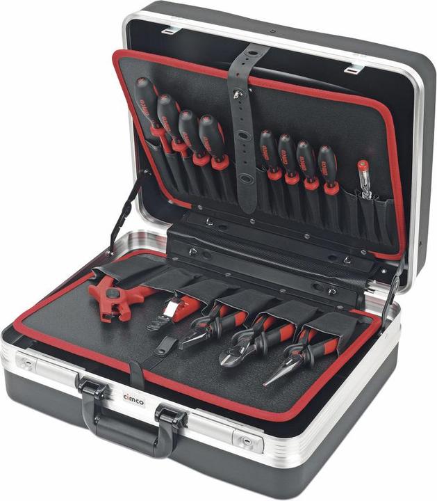Produktbild Cimco Elektriker Werkzeugkoffer best (15 Teile)