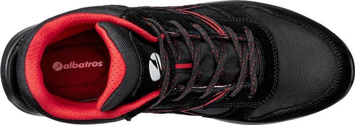 Productafbeelding Albatros CLIFTON MID SRC 638700210000043 Veiligheidsschoen S3 Schoenmaat (EU): 43 Zwart, Rood 1 (S3, 43)