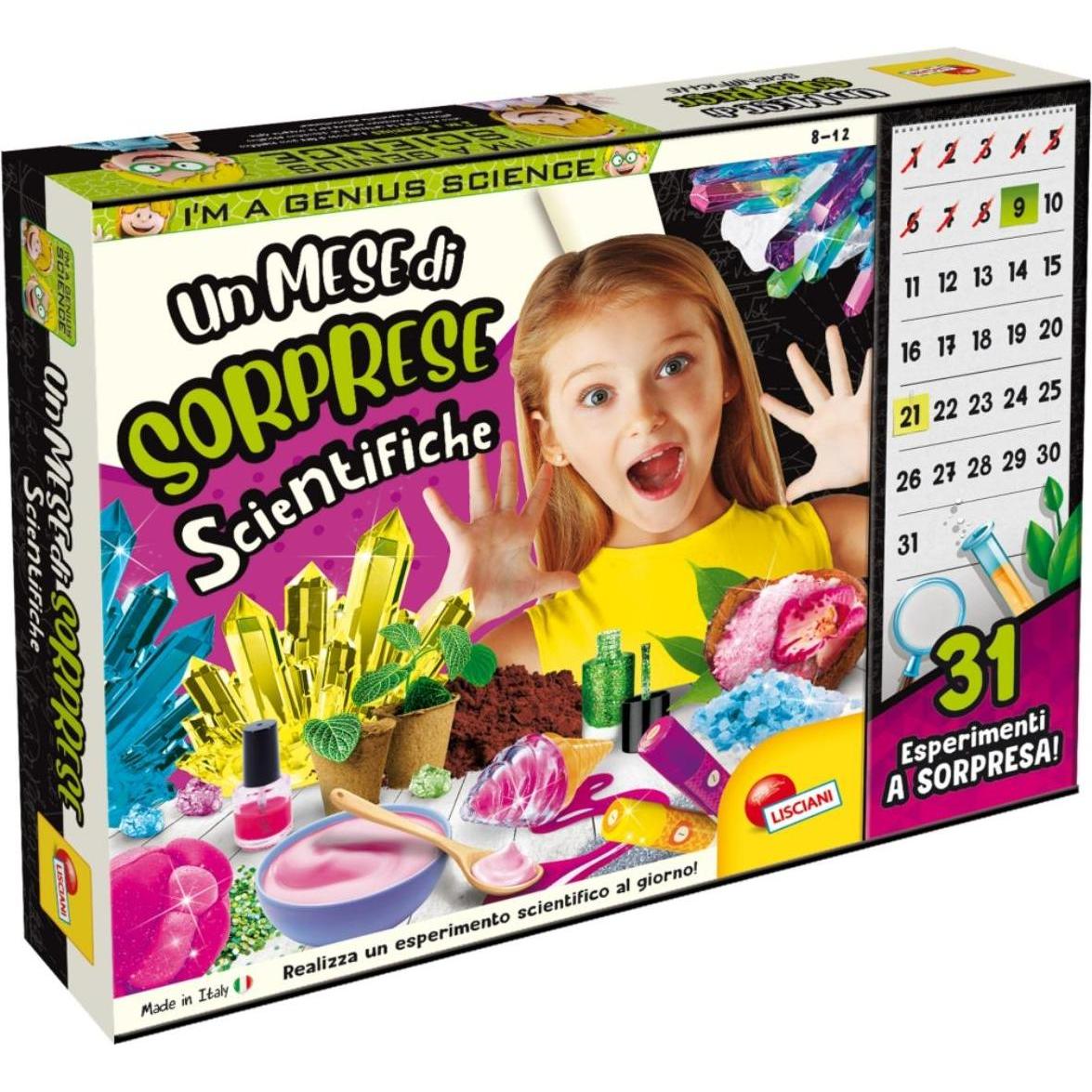 Lisciani I'm A Genius A Month Of Scientific Surprises (Pink)