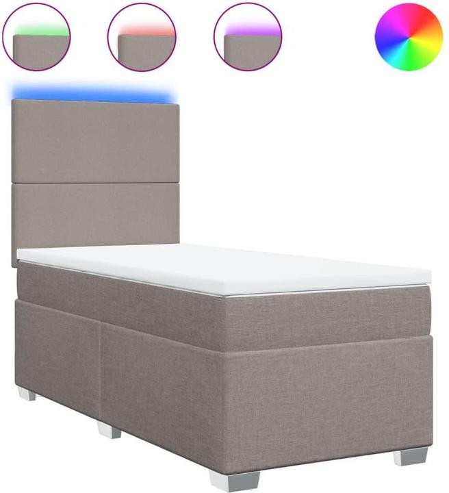 Actual product image vidaXL Boxspringbett (90 x 200 cm)