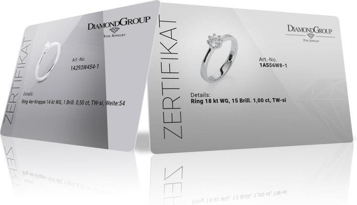 Produktbild Goldberg Diamant Ring 18 kt WG (54)