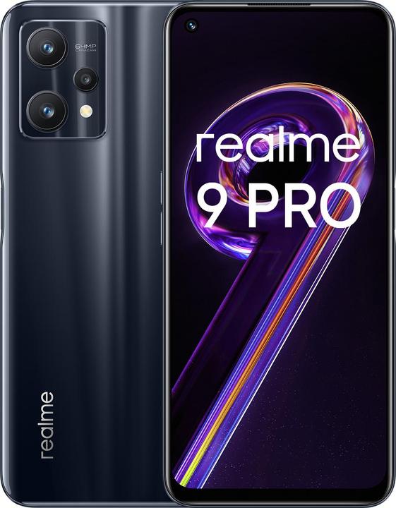 Produktbild realme 9 Pro (6GB) (128 GB, Midnight Black, 6.60", Dual SIM, 5G)