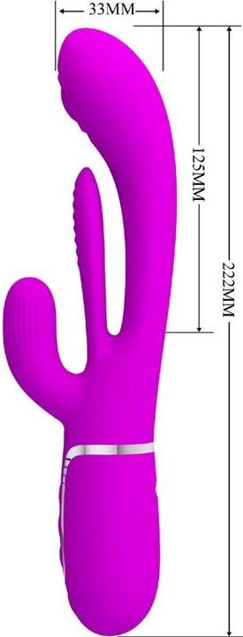 Produktbild Pretty Love Shania Triple Rabbit Vibrator Multifunktions-Rosa