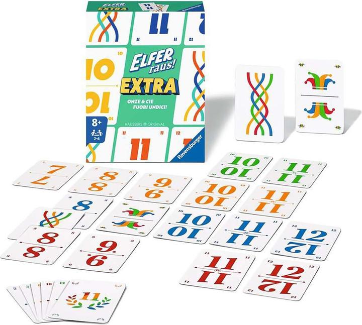 Productafbeelding Ravensburger 20946 - Elf uit! Extra, Kaartspel voor 2-6 spelers, Klassiek vanaf 8 jaar, Extra (Italiaans, Duits, Frans)