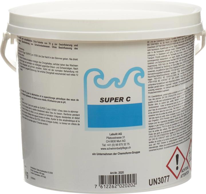 Actual product image Labulit Super C Chlorine Shock Tablets 3 (2600 g, 12100 ml)