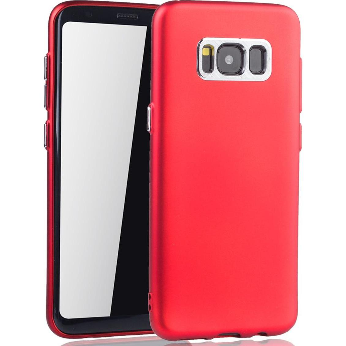 Thumbnail - König Design Handyhülle für Samsung Galaxy S8 Plus Schutzcase Backcover Bumper Etuis Case Rot (Samsung Galaxy S8+), Smar...