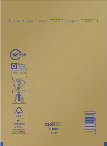 Actual product image kaiserkraft aroFOL® bubble envelopes (100 x)