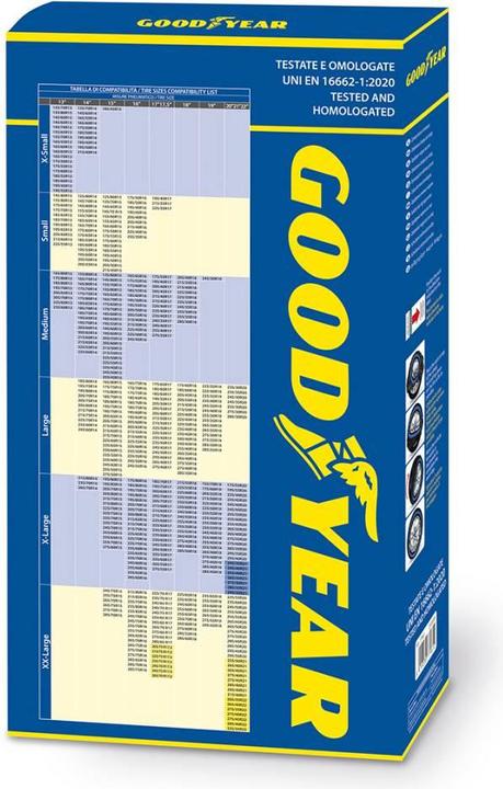 Valeurs nutritives et ingrédients Goodyear 77964