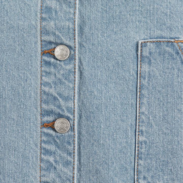 Actual product image La Redoute Collections Latzkleid mit Trägern aus Jeansstoff (92)