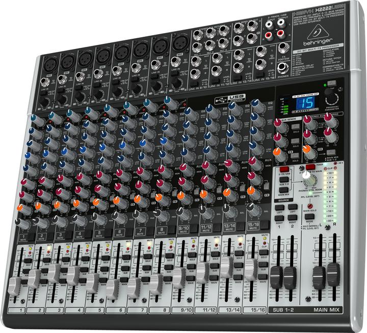 Productafbeelding Behringer Xenyx X2222USB (Studio en live mixer)