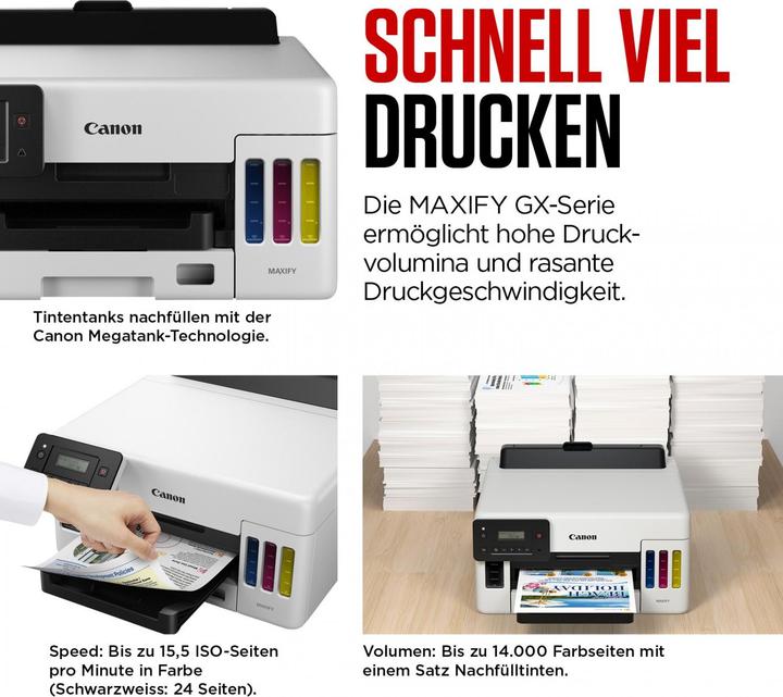 Immagine prodotto Canon Maxify GX3050 (Eco-Tank, Colore)