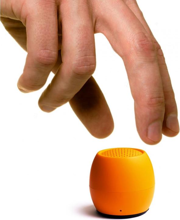 Produktbild Boompods Zero Bluetooth® Lautsprecher Freisprechfunktion, stossfest, Wasserfest Orange (5 h, Akkubetrieb)