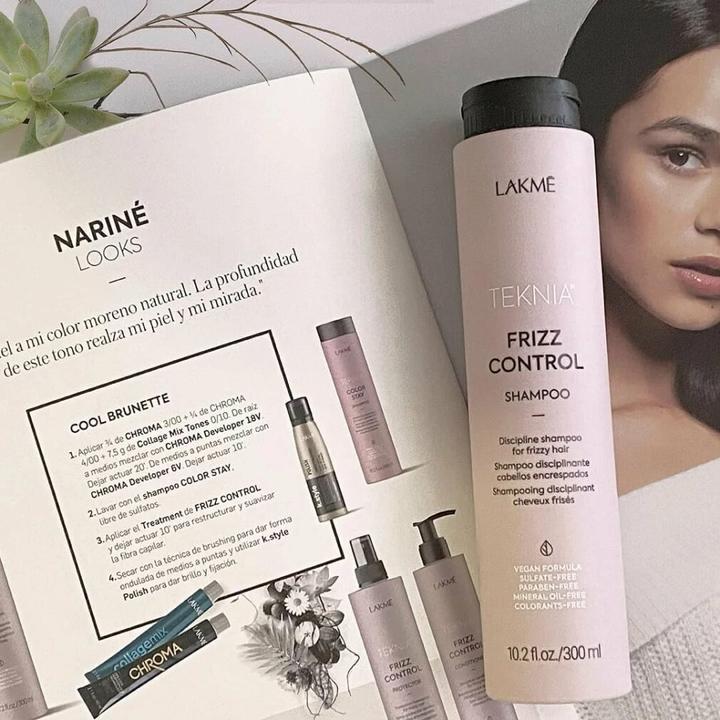Actual product image Lakmé Teknia Frizz Control (1000 ml, Liquid shampoo)