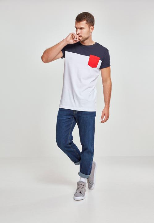 Produktbild Urban Classics 3-Tone Pocket Tee (L)