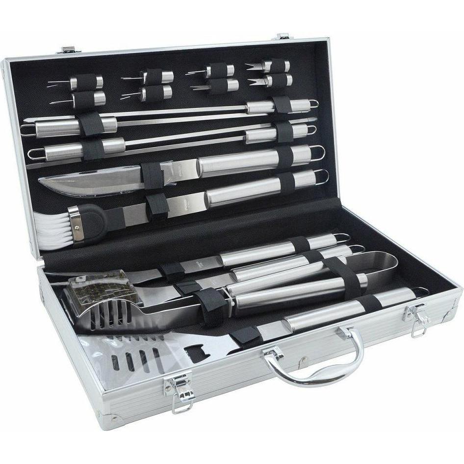 Cattara, Grillbesteck, Grillbesteck-Set 18-tlg. ALU-Koffer