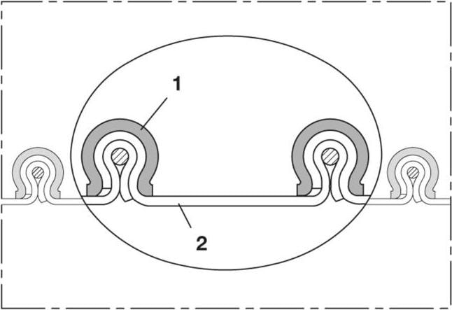 Immagine prodotto Norres Tubo di aspirazione e soffiaggio (FDA) CP PTFE-INOX 475 FOOD Ø interno 160 mm Ø esterno 172,00 mm