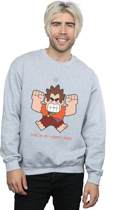Produktbild Disney Wreck It Ralph Happy Face Sweatshirt (5XL)