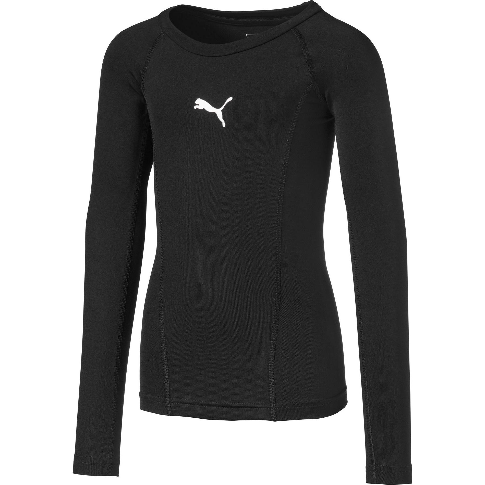 Puma, Unisex, Sportshirt, LIGA Baselayer Tee LS Jr-655921 (176), Schwarz, 176