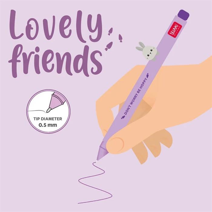 Produktbild Legami Gel Pen Lovely Friends Bunny (1x)