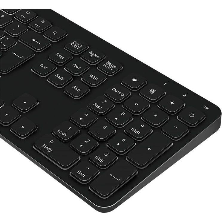 Thumbnail - LogiLink Keyboard Wireless Gaming Black (DE, Kabellos), Tastatur, Schwarz