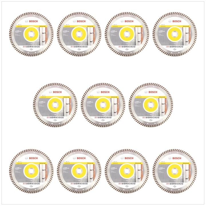 Produktbild Bosch Professional Zubehör Diamanttrennscheibe Standard for Universal Turbo, 230x22,23x2,5x10 mm, 10er-Pack