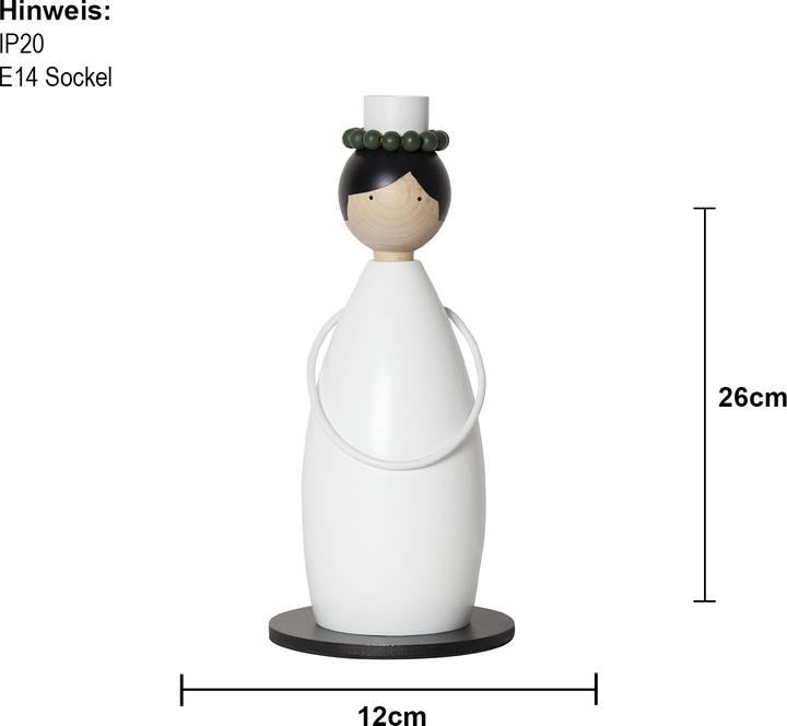 Produktbild Star Trading Kerzenleuchter Lucia Classic (1x)