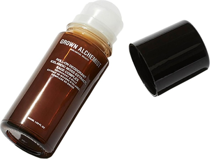 Actual product image Grown Alchemist BODY "Roll-On Deodorant" Icelandic Moss Extract, Sage Complex - Unisex (Roll-on, 50 ml)