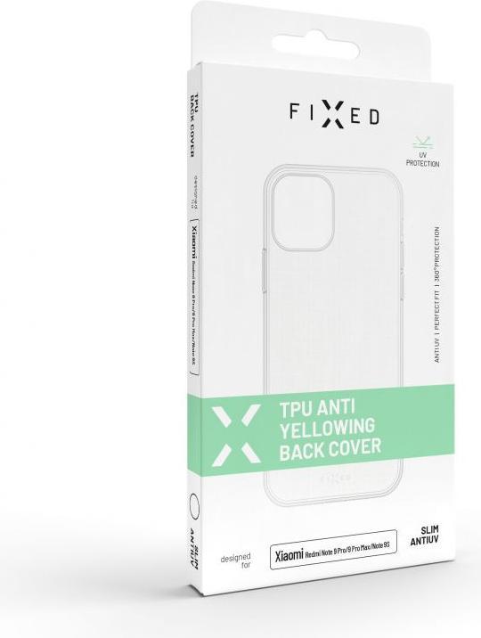 Produktbild Fixed Slim Antiuv Silicon -Hülle Apple iPhone 13 Telefon, transparent (Apple iPhone 13)