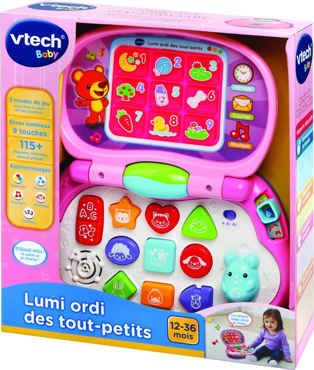 Produktbild VTech Lumi Computer Kleinkinder Pink (Französisch, 1 - 3 Jahre)